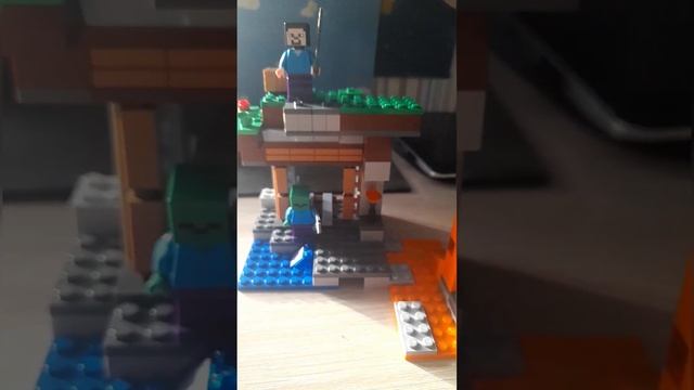 Lego Maincraft(Заброшен. шахта)#shorts #lego #конструктор #игрушки #minecraft #legominecraft