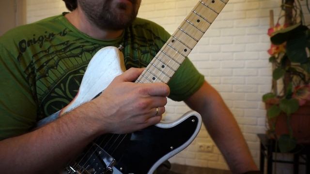 Очередная модификация гитары из пальмы / Aiersi DIY telecaster with bigsby смотреть онлайн