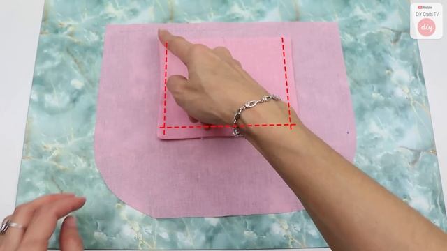 DIY Shoulder Bag Idea From Denim Cord and Fabric Free Template смотреть онлайн