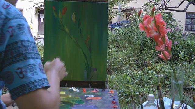 Картина маслом поэтапно 