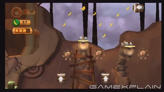 Donkey Kong Country Returns: Sticky Situation 6-1 (Puzzle Pieces, KONG Letters Guide, Walkthrough) смотреть онлайн