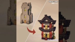 Китайская деревня в Майнкрафт #лайк #подписка #shortvideo #постройки #деревняжителей