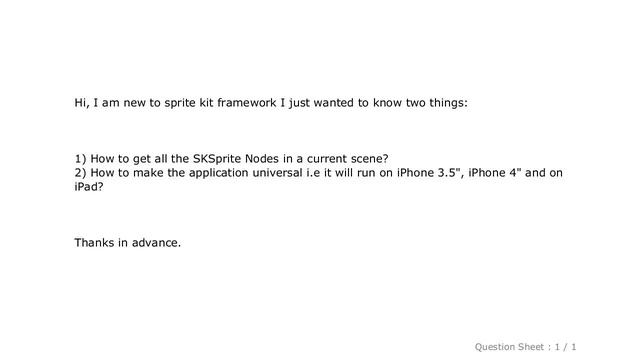 iOS : iOS SpriteKit Get All nodes in a current scene and make the application universal. смотреть онлайн