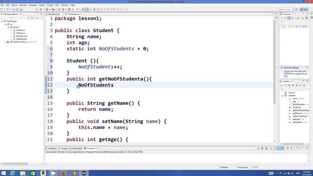 22 Java Tutorial 22 'static' keyword Example in Java YouTube смотреть онлайн
