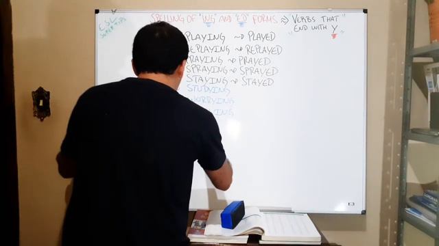 Verbs that end in y. Spelling of Ing and Ed Forms. смотреть онлайн