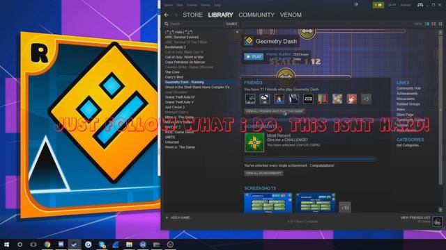 GeometryDash - "Login Failed" Fixed//How To Fix! [PC] смотреть онлайн