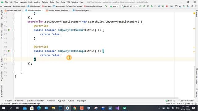 SearchView- How to Add SearchView in Android App | Android Studio Tutorial | Quick+Easy? смотреть онлайн