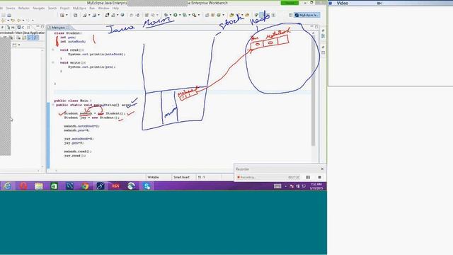 Core Java Leason 1- Class,Object,Method,Heap,Stack,Method Area смотреть онлайн