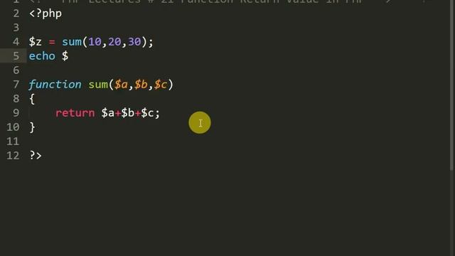 Functions With Return Values In PHP PHP Functions Tutorials PHP Lecture Series For Beginner Functio смотреть онлайн