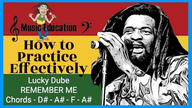 (Lucky Dube - Remember Me -How to Practice Effectively(Chords - D# - A# - F - A#)(Play along Track смотреть онлайн