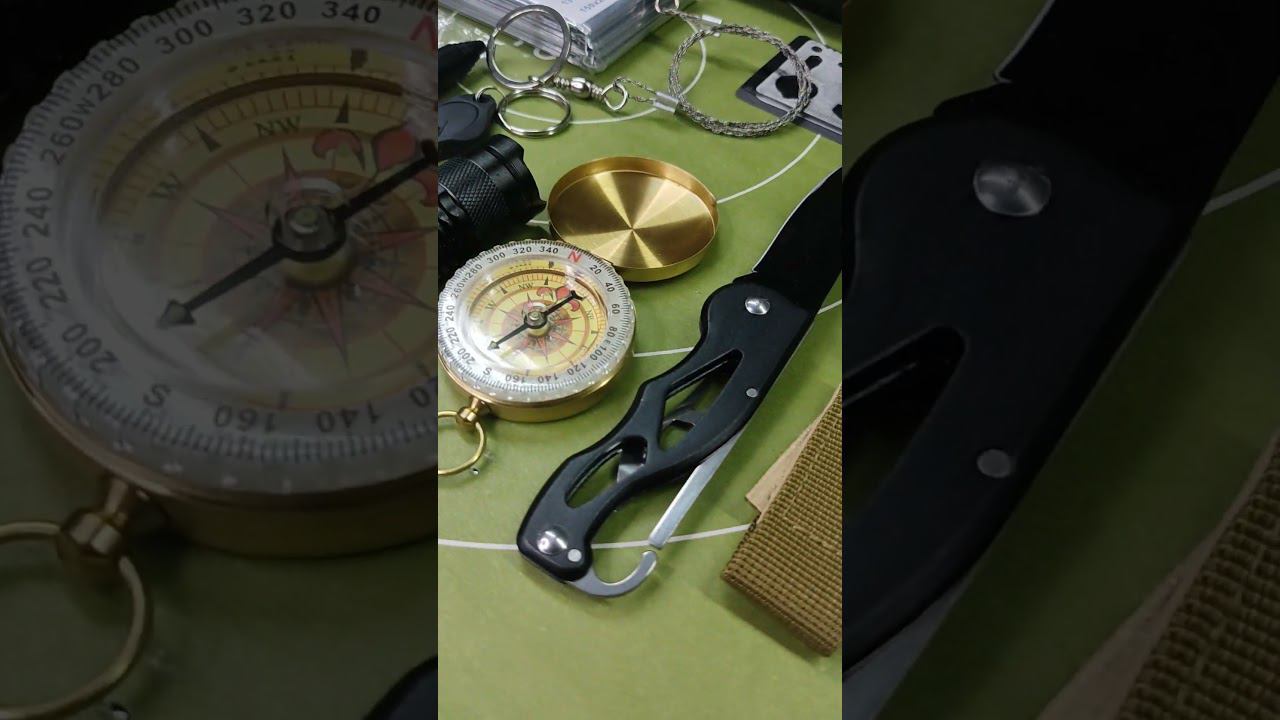 Набор для выживания из 12 предметов в пластик. боксе