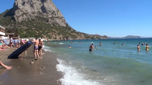 Novy Svet Beach Sudak Crimea Пляж Новый Свет Крым смотреть онлайн
