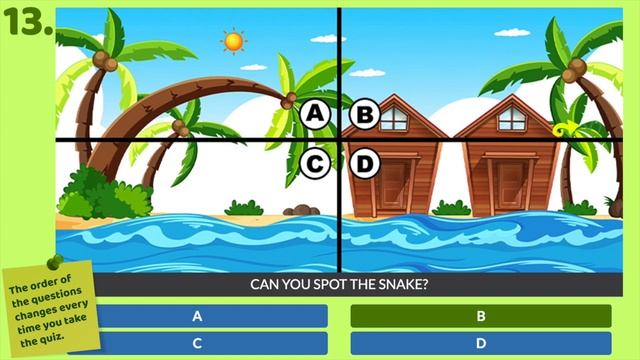 'Spot the Snake' Quiz Diva Answers | 25 Possible Questions | Can You Spot the Hidden Snakes? смотреть онлайн