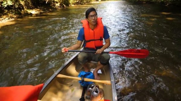 Canoeing the Mad River in Ohio 4K