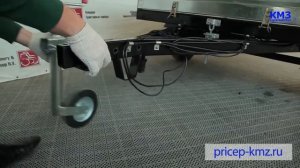 Установка удлинителя дышла на прицеп КМЗ