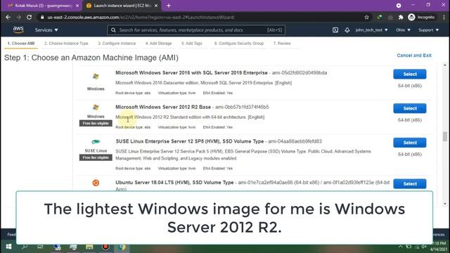 How to Create a Free VPS from Amazon Free Tier (Creating EC2 instance) смотреть онлайн