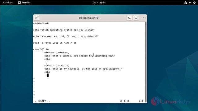 How to use case Statement Bash Script On Debian 12 смотреть онлайн