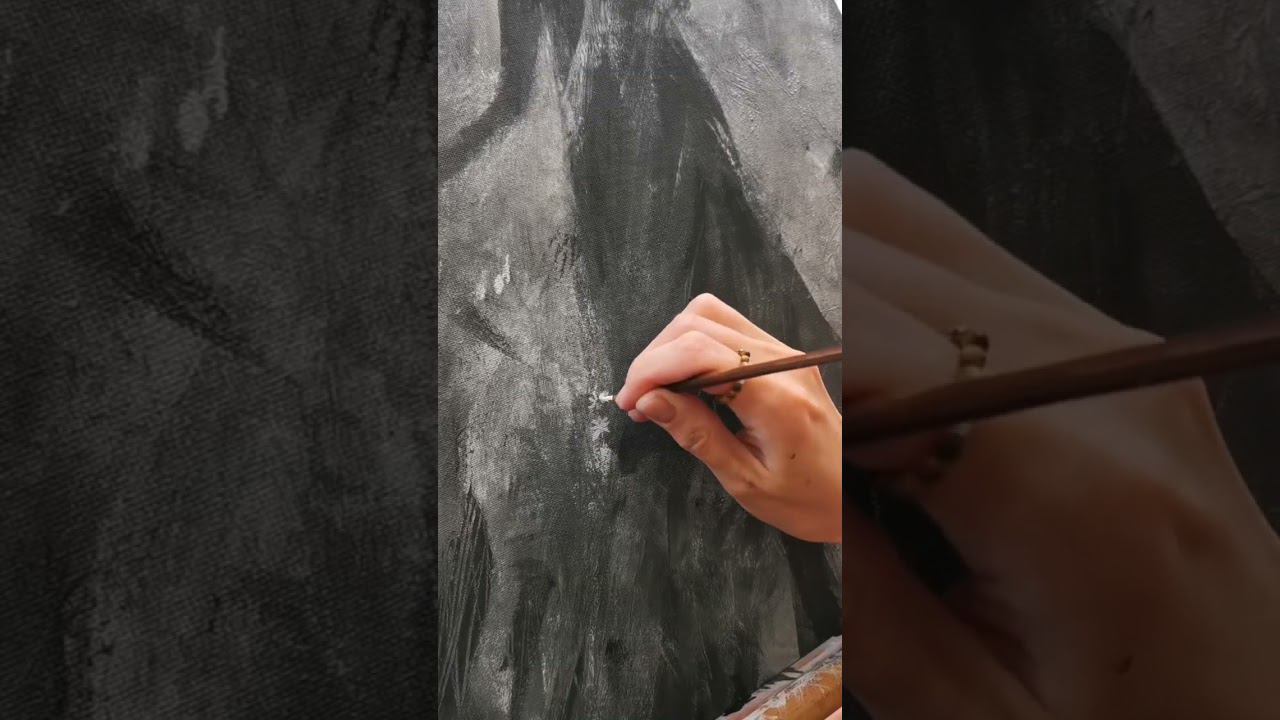 Трепетная работа от Александры Головиной ♥️ #art #акриловыекраски #painting Акрил Де Люкс от ТАИР смотреть онлайн