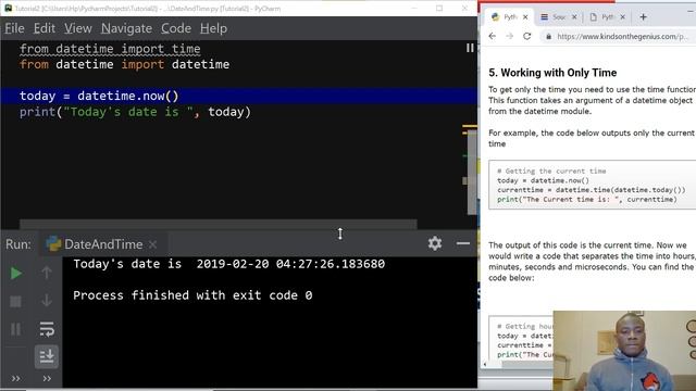 2019 Python Programming Tutorial 13 - Date and Time смотреть онлайн