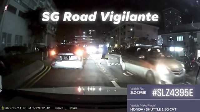 14feb2022 ang mo kio hub #SLZ4395E honda shuttle illegal parking & blocking carpark service road смотреть онлайн