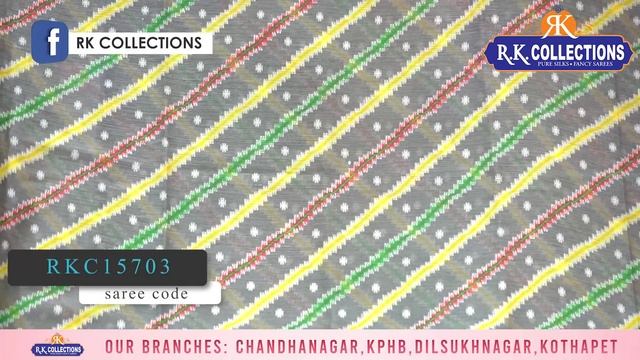 Chiffon Ikkath Border Sarees@Rkcollectionssarees смотреть онлайн