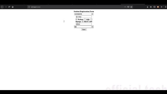 Django Project 8 Inserting data into database from HTML page смотреть онлайн