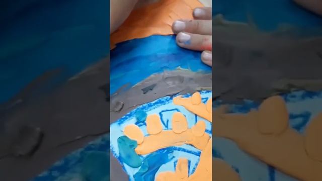 часть 5 пластилиновый рельеф #art смотреть онлайн