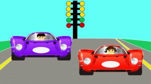 Автогонки  Гоночные Машины Развивающее видео про машинки