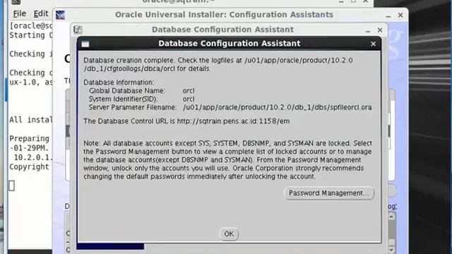 Instalasi Oracle Database 10g di Linux | MOH. AFFAN 2103167031 смотреть онлайн