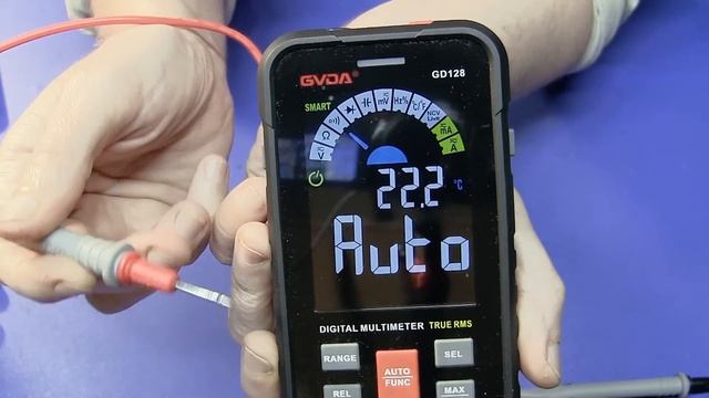 Мультиметр GVDA GD128 умный прибор с Алиэкспресс Отличия от GD118 смотреть онлайн