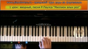 Урок 1. Курс фортепиано для начинающих