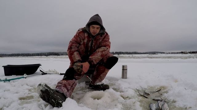 Зимняя рыбалка. Ловля белой рыбы (густера) и т.п. смотреть онлайн