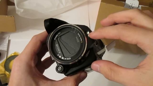 Распаковка Sony HDR PJ810E смотреть онлайн