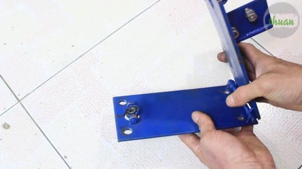 Home make an automatic cutting & surface grinding machine