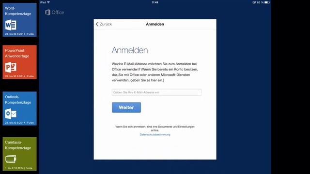 Office auf dem iPad installieren, aktivieren und verwenden смотреть онлайн