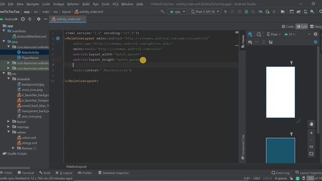 How to create Online Tic Tac Toe game using Firebase in Android Studio | Part - 1 | Design TicTacTo смотреть онлайн
