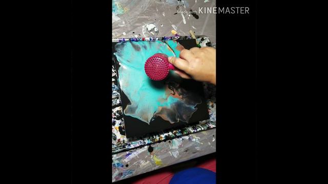 (#18) Fluid Art Dutch Pour technique-metallics смотреть онлайн