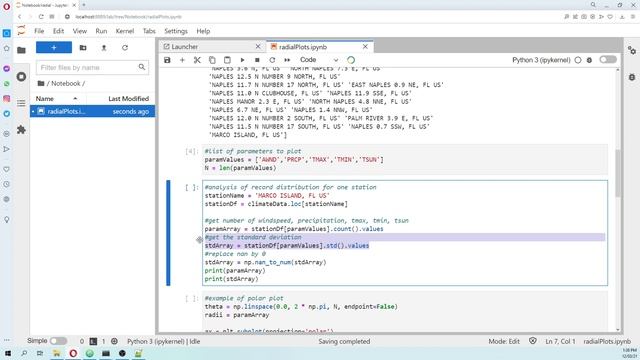 Radial plots for exploratory analysis of climate data with Python and Matplotlib - Tutorial смотреть онлайн