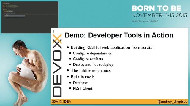 Developer Tools for Java EE 7 and HTML 5 in IntelliJ IDEA 13 смотреть онлайн