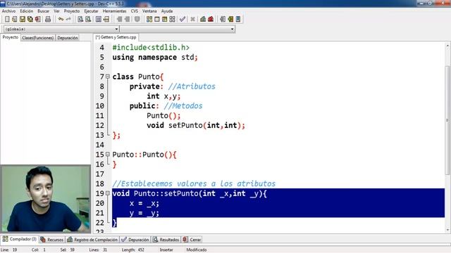 132. Programación en C++ || POO || Métodos constructores y modificadores (Getters y Setters) смотреть онлайн