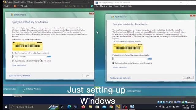 Setting up Vista / VirtualBox VS VMware Ep 1 смотреть онлайн