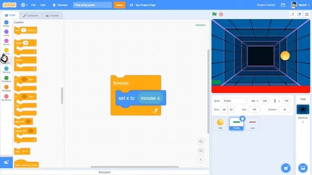 Simple Ping-Pong game Part 1 #pingponggame смотреть онлайн