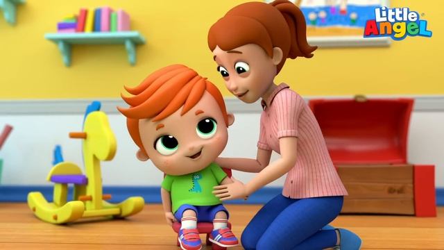 Вивчаємо Кольори Разом з Малюком | Найкращі Дитячі Пісні | Little Angel Українською смотреть онлайн