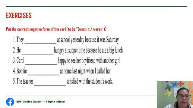 Past Simple To Be(affirmative- negative - interrogative) смотреть онлайн