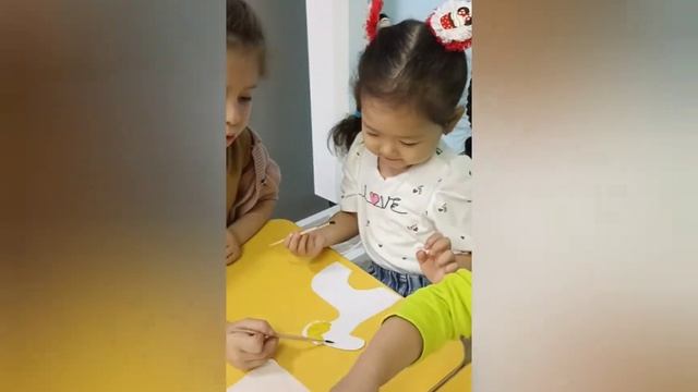 Средняя группа , рисование "Барашек" смотреть онлайн