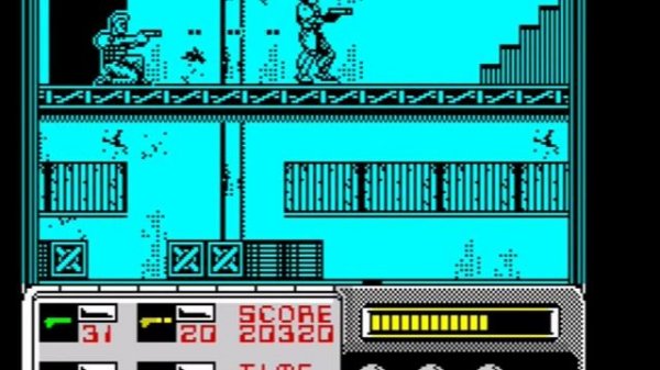 Robocop, 1988 г.,  ZX Spectrum. Полное прохождение игры с читами.