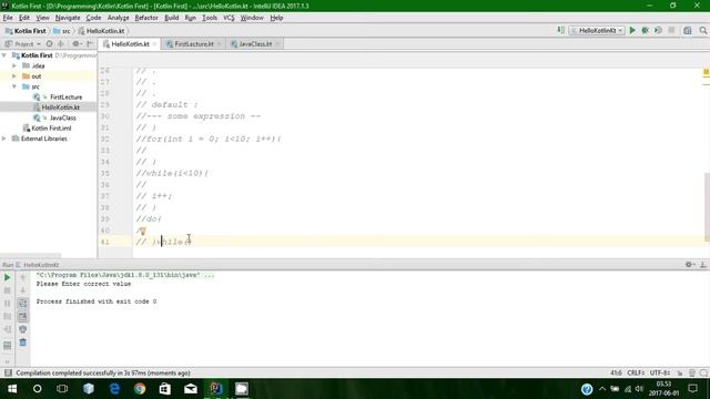 4. Kotlin programming - when expression and loop handling with live coding (Bangla Tutorial) смотреть онлайн