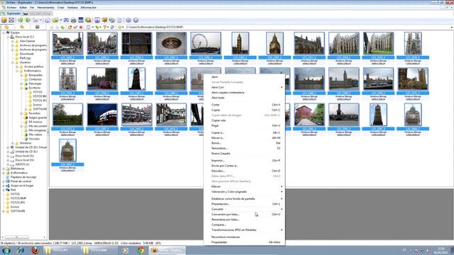 Convertir Masívamente Imágenes de un formato a otro (Ejemplo BMP a JPEG) смотреть онлайн