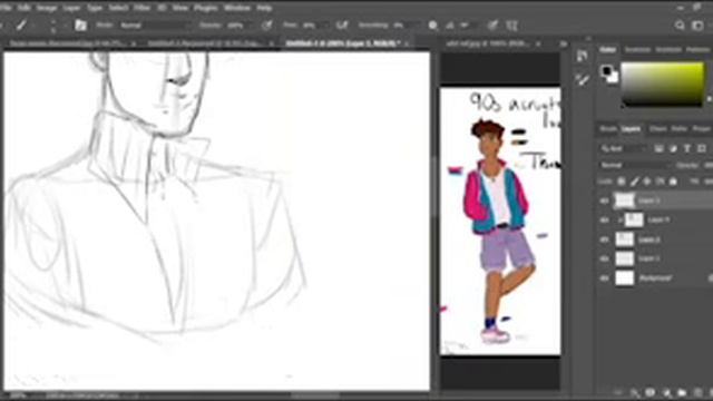 90s based oc sketches (speedpaint) смотреть онлайн