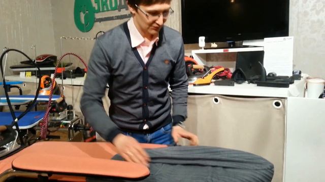Как погладить пиджак на гладильной системе смотреть онлайн